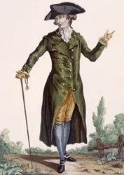 Gentleman in Green Coat, Plate from 